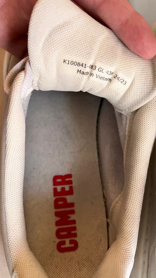 Zapatos hombre Camper Beige