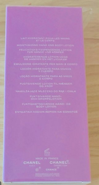 CHANEL CHANCE SPLENDIDE (400ml) FRASCO VACÍO