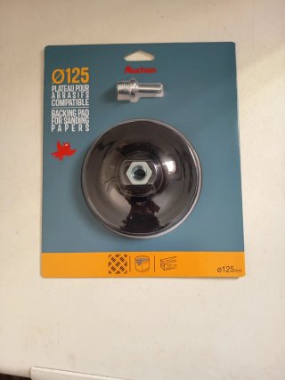 Plato para lijadora Ø125mm