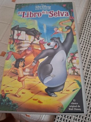 El Libro de la Selva VHS Disney Clásicos