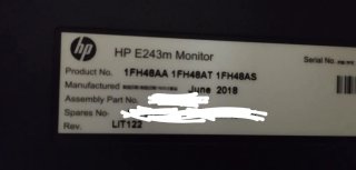 Monitor HP Elitedisplay E243m