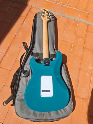 PRS SE Silver Sky Nylon Blue (Incl. funda+mejoras)