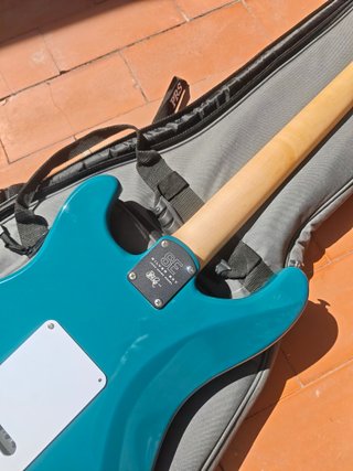 PRS SE Silver Sky Nylon Blue (Incl. funda+mejoras)