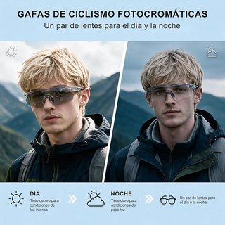 Gafas Ciclismo X-TIGER Fotocromáticas UV400