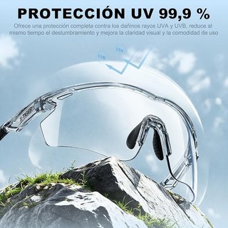 Gafas Ciclismo X-TIGER Fotocromáticas UV400