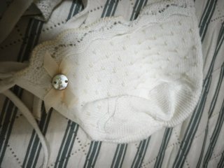 Vestido y gorrito Paz Rodríguez Bautizo Niña
