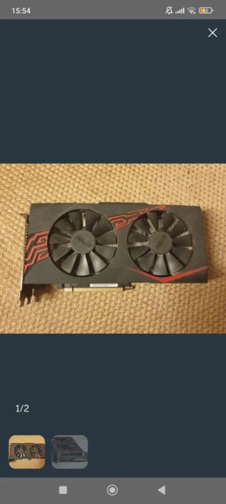 Tarjeta Gráfica Asus RX 580 8GB