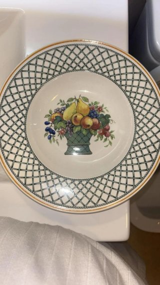 Vajilla Villeroy & Boch con Motivo Frutal