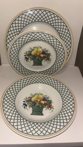 Vajilla Villeroy & Boch con Motivo Frutal