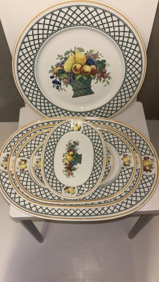 Vajilla Villeroy & Boch con Motivo Frutal