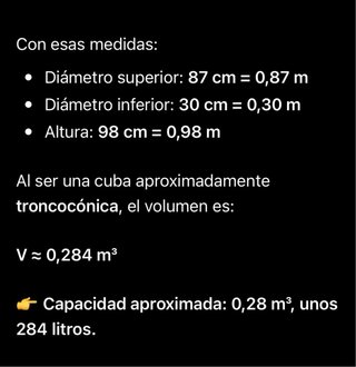 Cubo para hormigón
