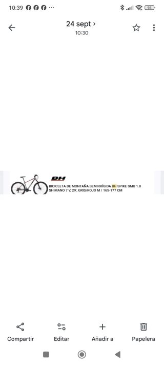 Bicicleta de Montaña BH