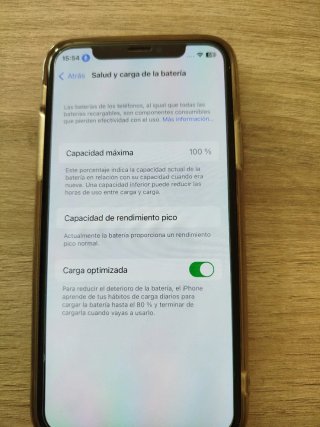 iPhone X Apple 100% Capacidad Batería