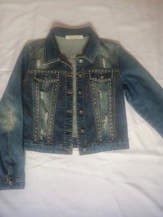 Chaqueta Vaquera Miss Bon Bon con Brillos