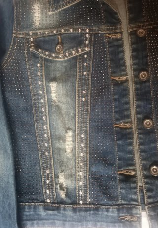 Chaqueta Vaquera Miss Bon Bon con Brillos