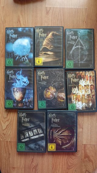 Colección 12 DVDs Harry Potter