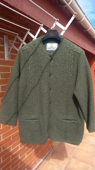 Chaqueta Ruedas Lana Virgen T-50 Verde