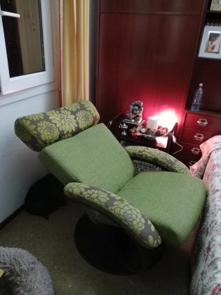 Sillón Vintage Giratorio y Reclinable