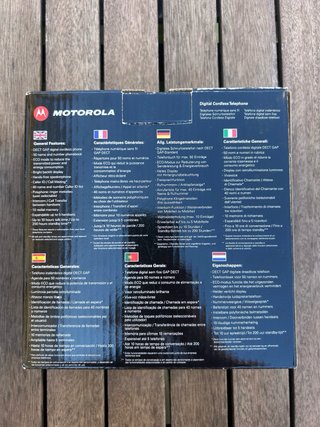 Teléfono Inalámbrico Motorola Twin DECT GAP