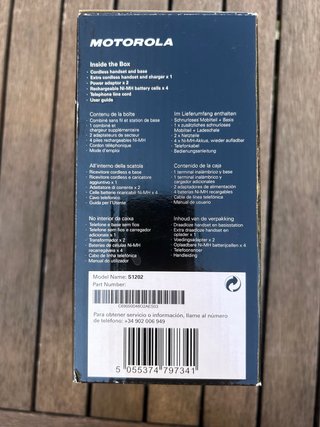 Teléfono Inalámbrico Motorola Twin DECT GAP