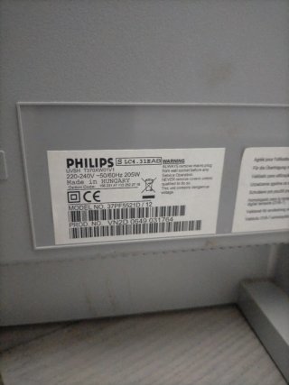 Philips TV 37 pulgadas Plata