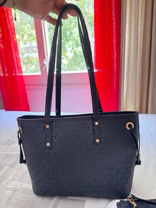 Bolso Michael Kors azul con monedero