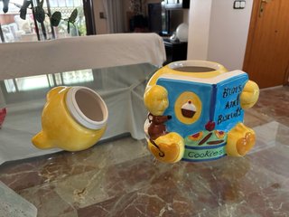 Bote Cerámico para Galletas con Forma de Oso