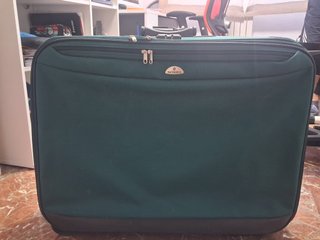 Maleta de viaje Samsonite semirrígida verde