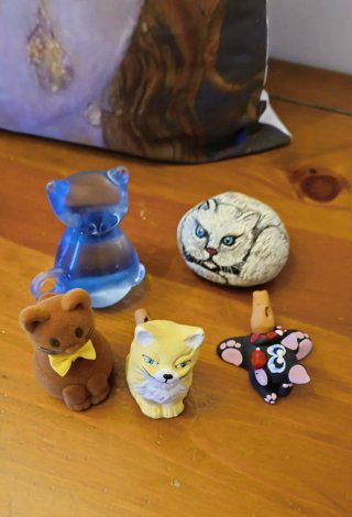 Set di 5 gatti da collezione