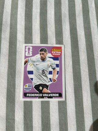 Cromo Panini Extra Sticker Federico valverde 2026