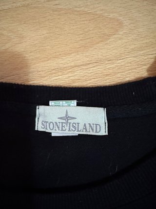 Sudadera Stone Island Negra Talla XS