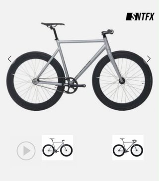 Bicicleta Fixie SNTFX Plateada