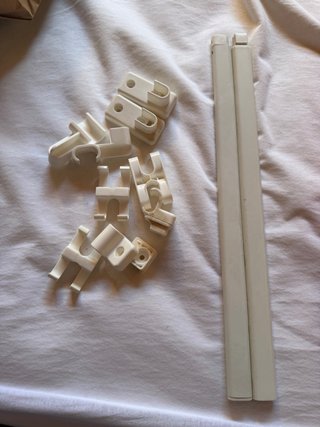 Estructura de almacenaje metálica blanca