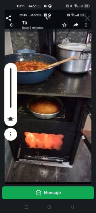 Estufa de leña metálica