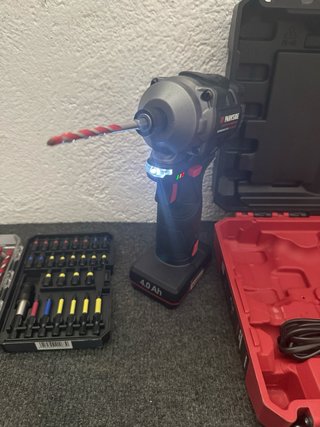 Atornillador Parkside 12V Impacto + Batería 4Ah