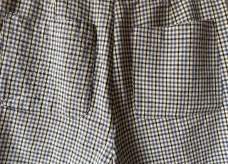 Bermuda Zara Pliegues Textura Talla L