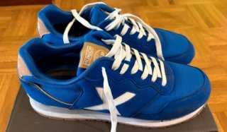 Zapatillas Munich Hombre Azul y Blanco