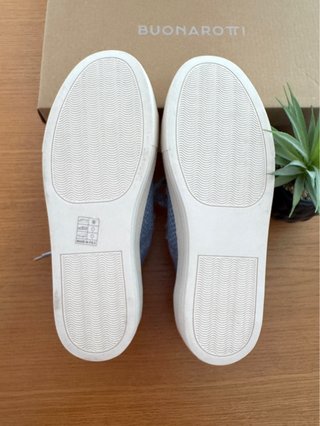 Zapatilla vestir azul brillante (T38)
