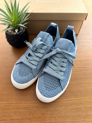 Zapatilla vestir azul brillante (T38)