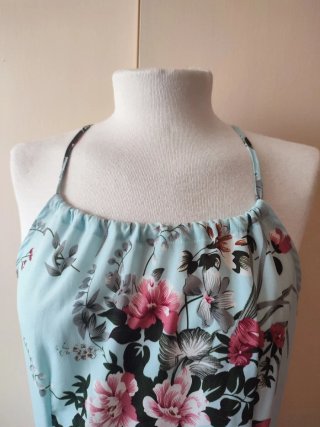 Vestido Largo Estampado Floral