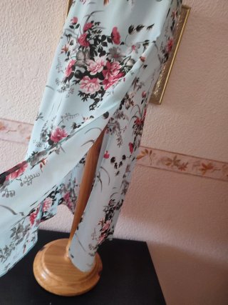 Vestido Largo Estampado Floral