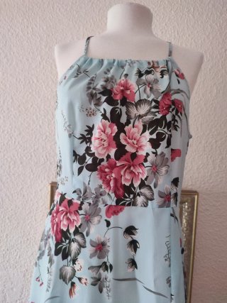 Vestido Largo Estampado Floral