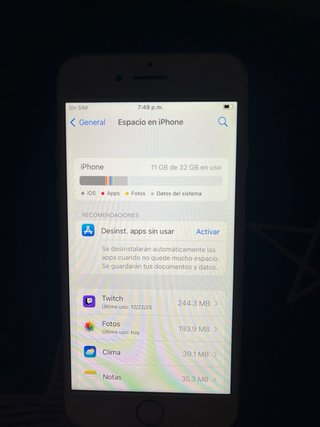 iPhone 7 Plata