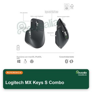 Logitech MX Keys S Combo teclado ratón