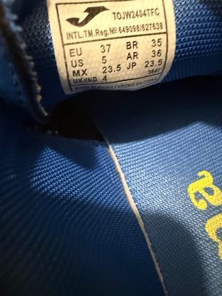 Scarpe calcio Joma 37 blu/giallo