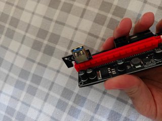 Pack 12 Risers PCI-E 1x a 16x USB 3.0