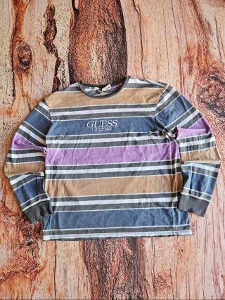 GUESS Originals Striped Long Sleeve Vintage 90s M