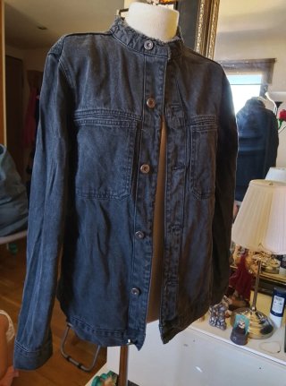 Chaqueta vaquera negra