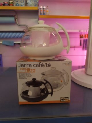 Jarra de cristal para café/té con filtro 700ml