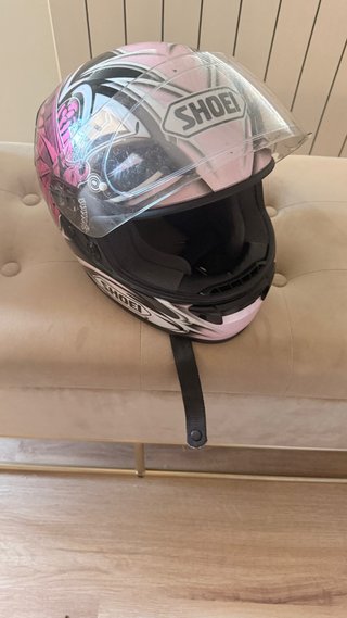 Casco Moto SHOEI Rosa Mujer